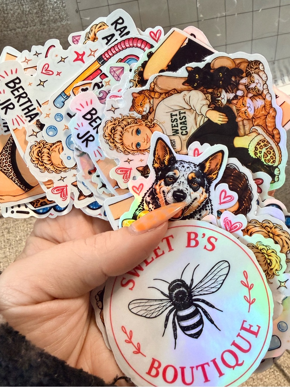 Custom Printed Stickers- Multi Color- Small Business Birthday Classroom